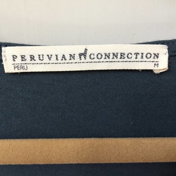 Peruvian Connection Blue Long Sleeve Dress - Picture 8 of 16